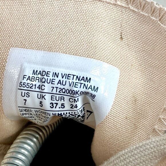 Converse High Top Sneakers Womens Size 7 Beige Suede Snakeprint Streetwear Shoes - Picture 12 of 12